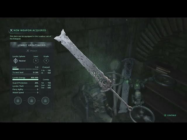 Video thumbnail for Hell is Us - Acasa Marshes: Vitalis' Basement: Lymbic Greatsword, Glyphs and Rod Grief W Location