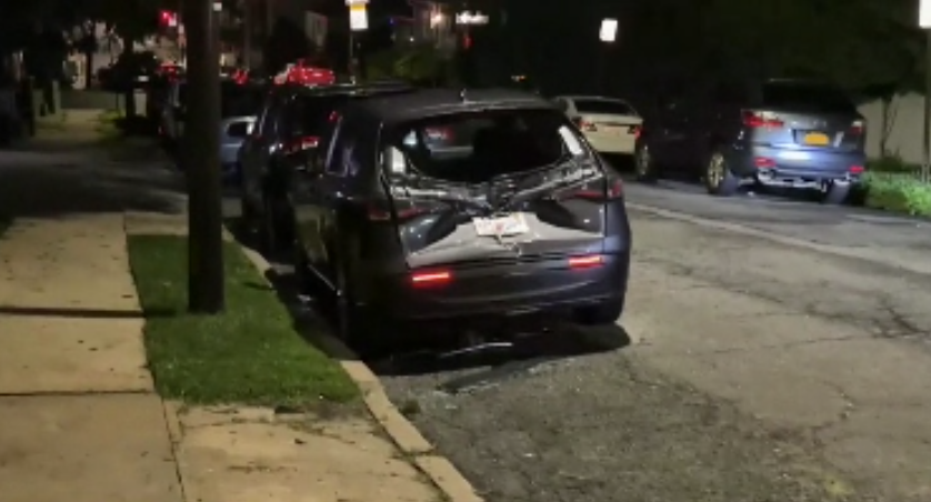 Video thumbnail for Apparent out-of-control car causes damage across Yonkers neighborhood