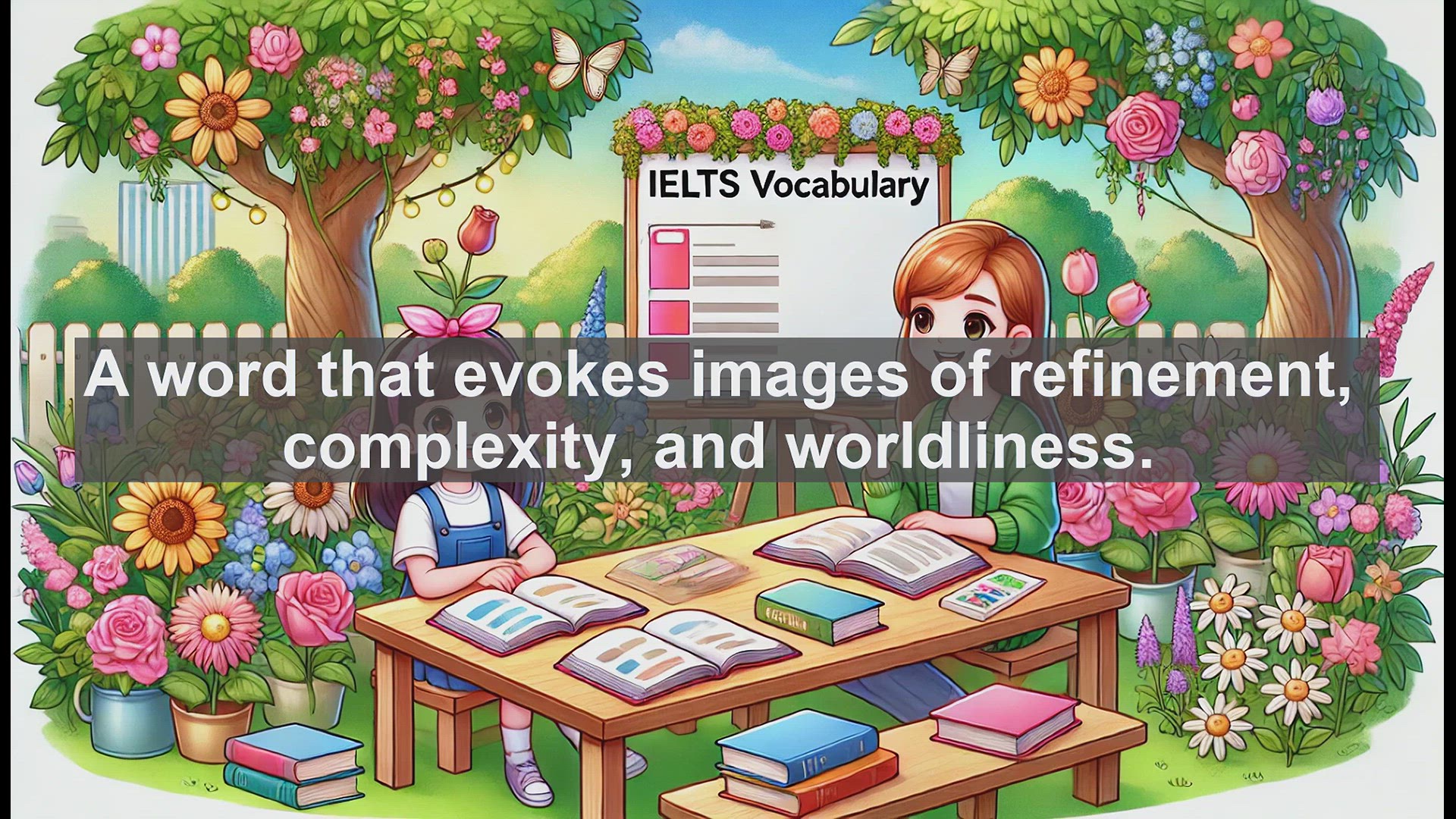 'Video thumbnail for 2000 Must Know IELTS 9.0 Vocabulary - Understanding 'Sophistication': Boost Your IELTS Vocabulary'