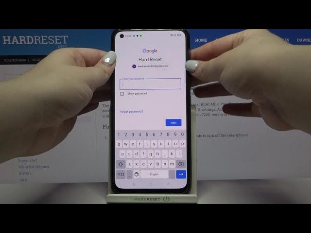 Video thumbnail for How to Add/Remove Google Account on REALME 8 Pro – Synchronize Google Account