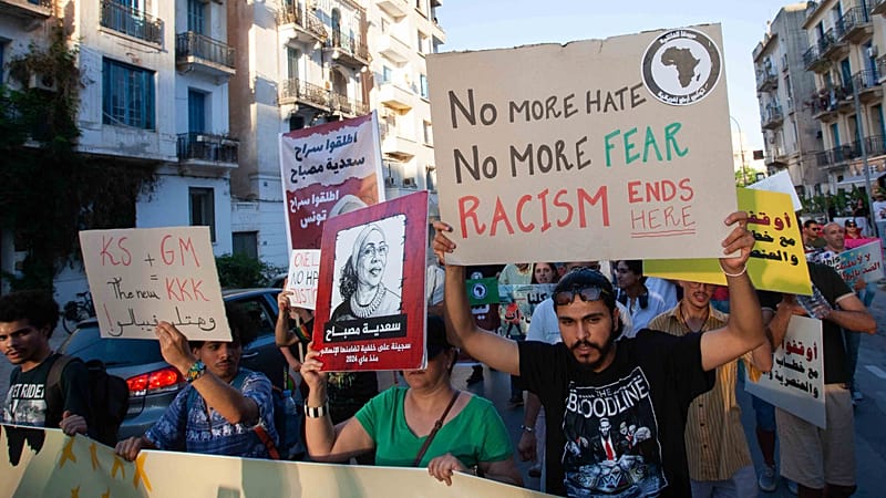 Video thumbnail for Tunisia upholds eight-year jail term for anti-racism activist