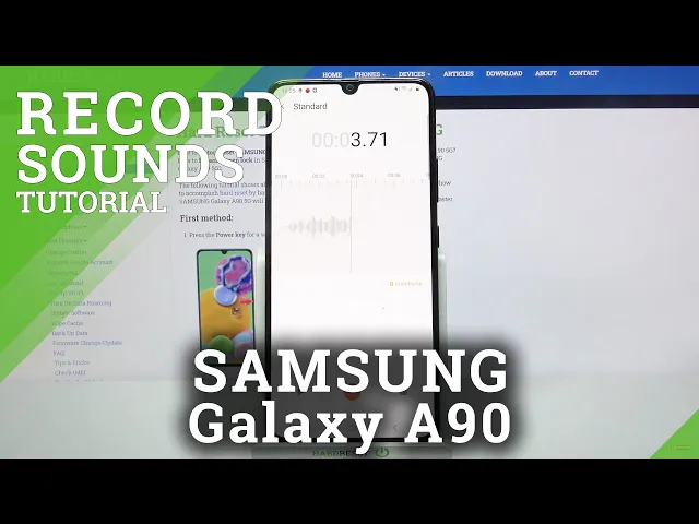 Video thumbnail for How to Record Sounds on SAMSUNG Galaxy A90 – Activate Voice Recorder