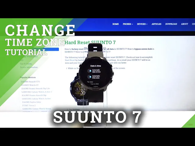 Video thumbnail for How to Change Date & Time on SUUNTO 7 – Time Settings
