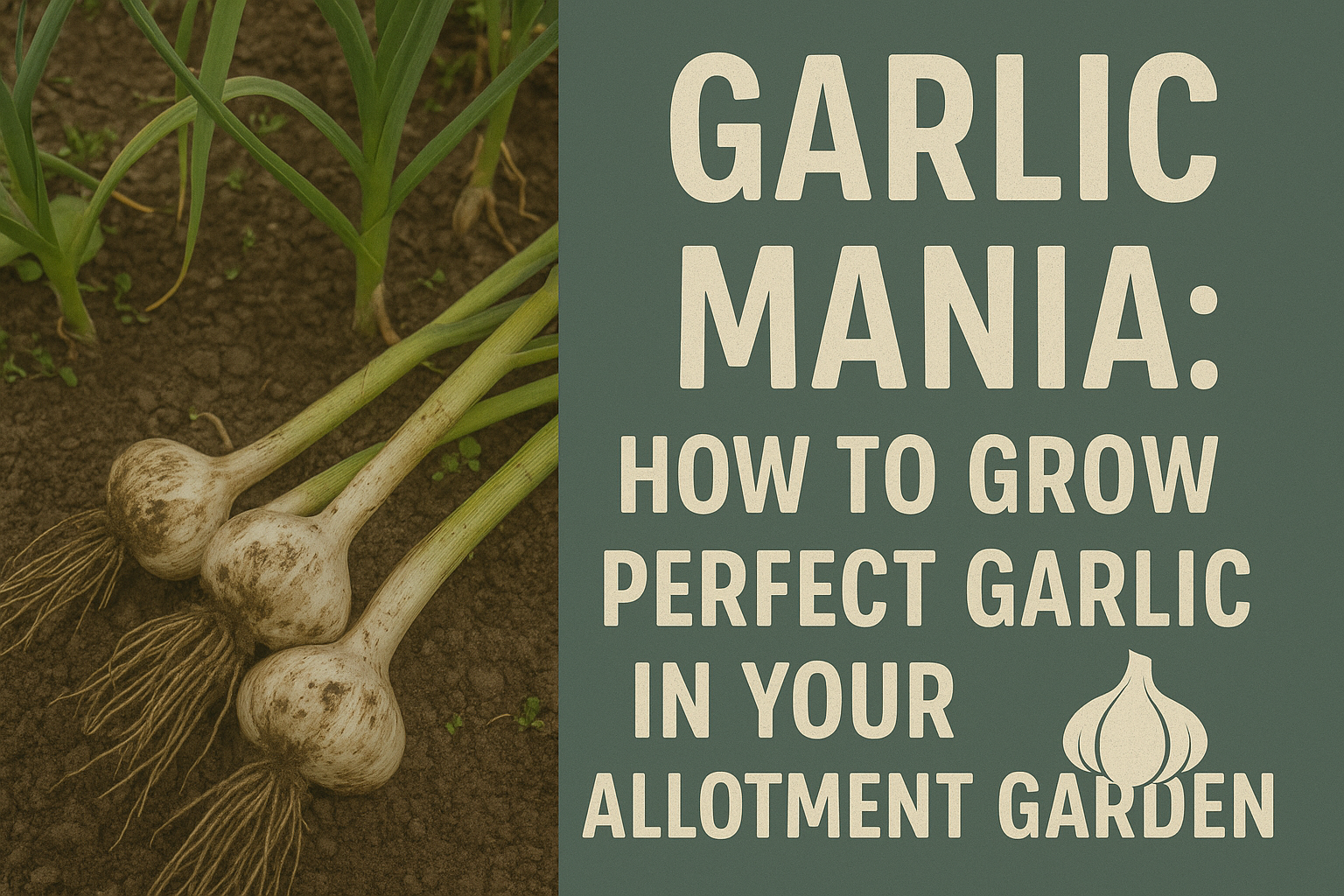 Video thumbnail for 🎥 ✅ How to Grow Garlic in Your Allotment 🧄 | Step-by-Step Guide to Bigger Bulbs