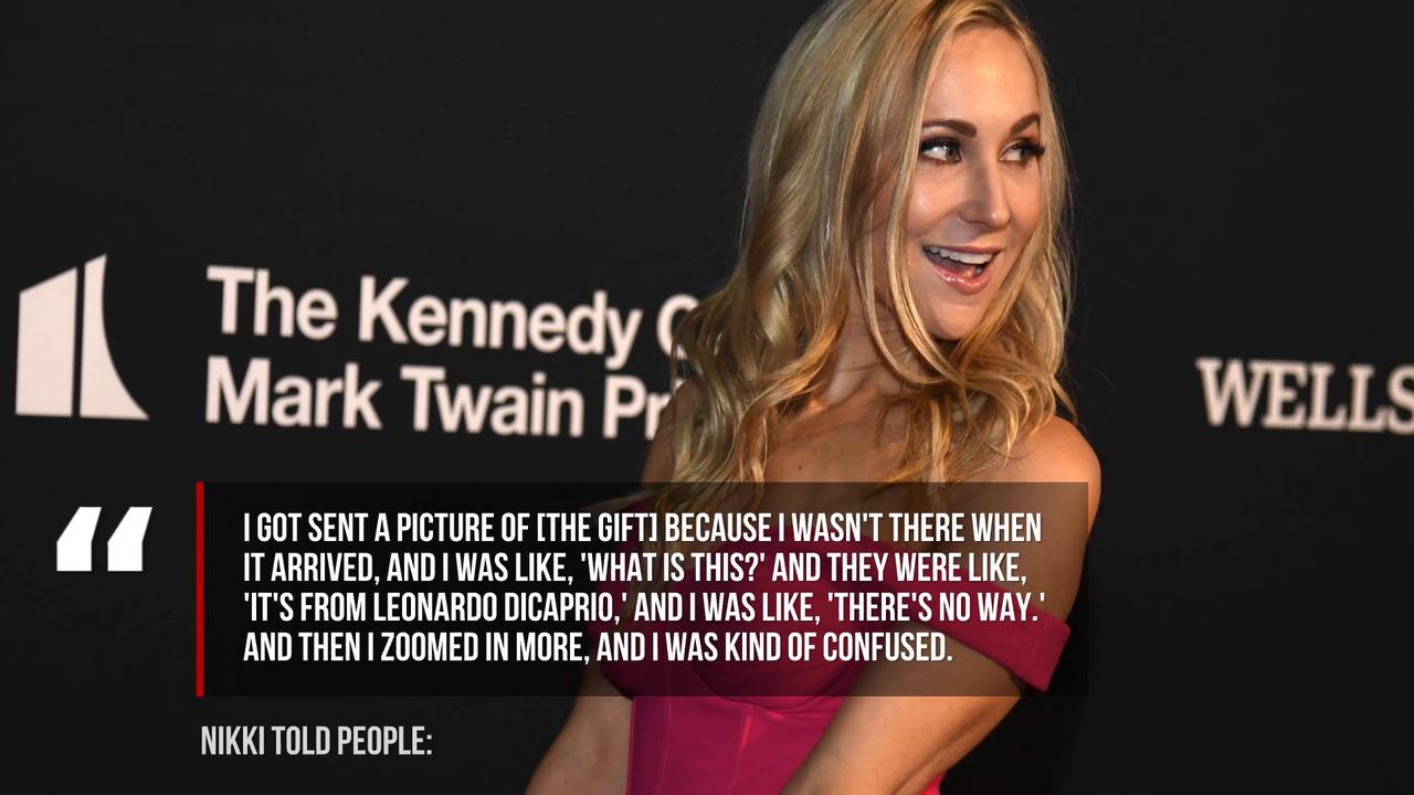 Video thumbnail for Golden Globes host Nikki Glaser hails 'cool dude' Leonardo DiCaprio