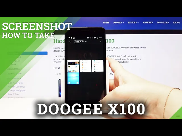 Video thumbnail for How to Take Screenshot in DOOGEE X100 - Catch Display