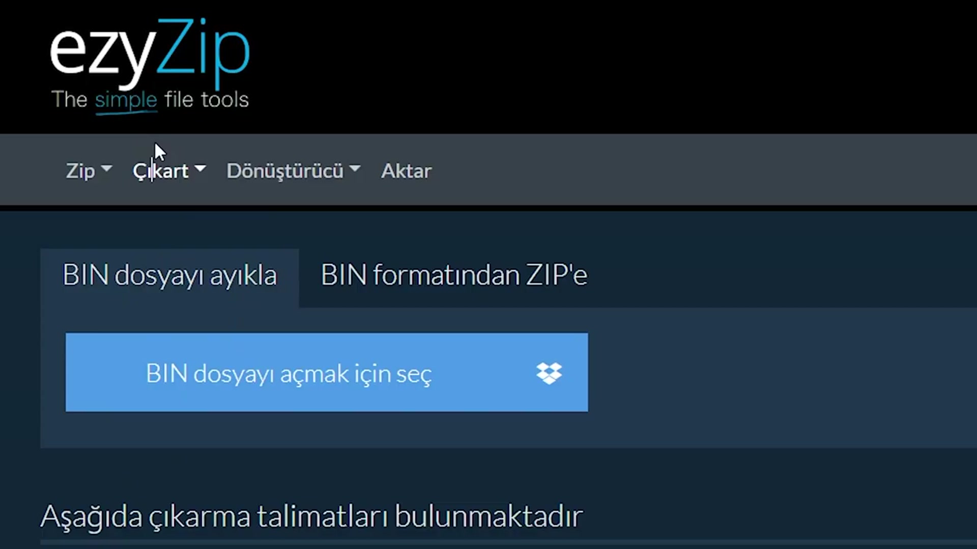 Video thumbnail for 📦 BIN Dosyalarını Çevrimiçi Ücretsiz Nasıl Çıkartılır | Yazılım Kurulumu Gerekmez