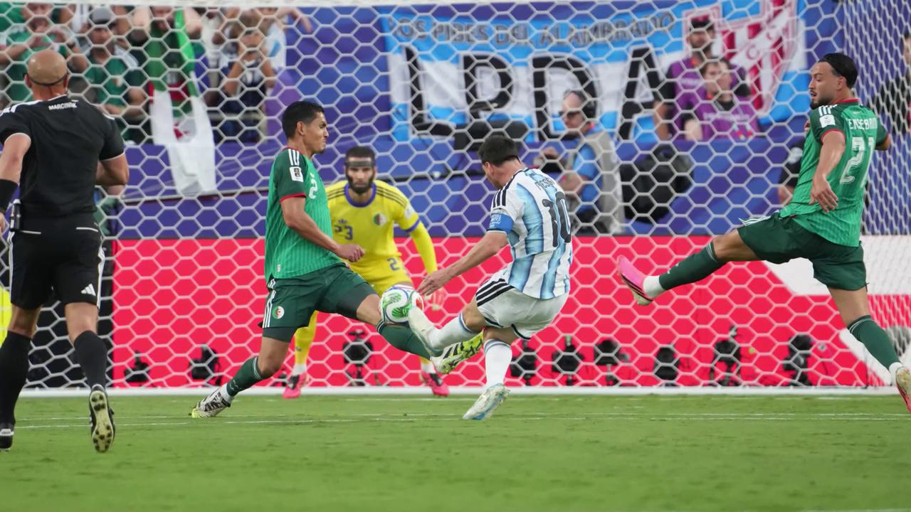 Video thumbnail for Messi's Hat-Trick Powers Argentina and Matches World Cup Record.