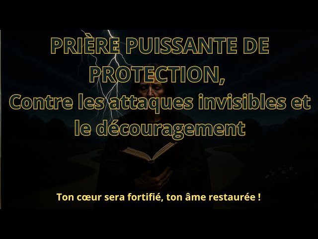 Video thumbnail for Prière puissante de réconfort et de résilience, Quand tu es au bord du découragement Dieu te relève!