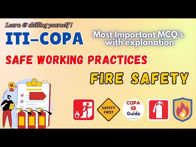 Video thumbnail for 🔥Fire Safety MCQ Quiz for ITI Students 📢 #firesafety #mcq