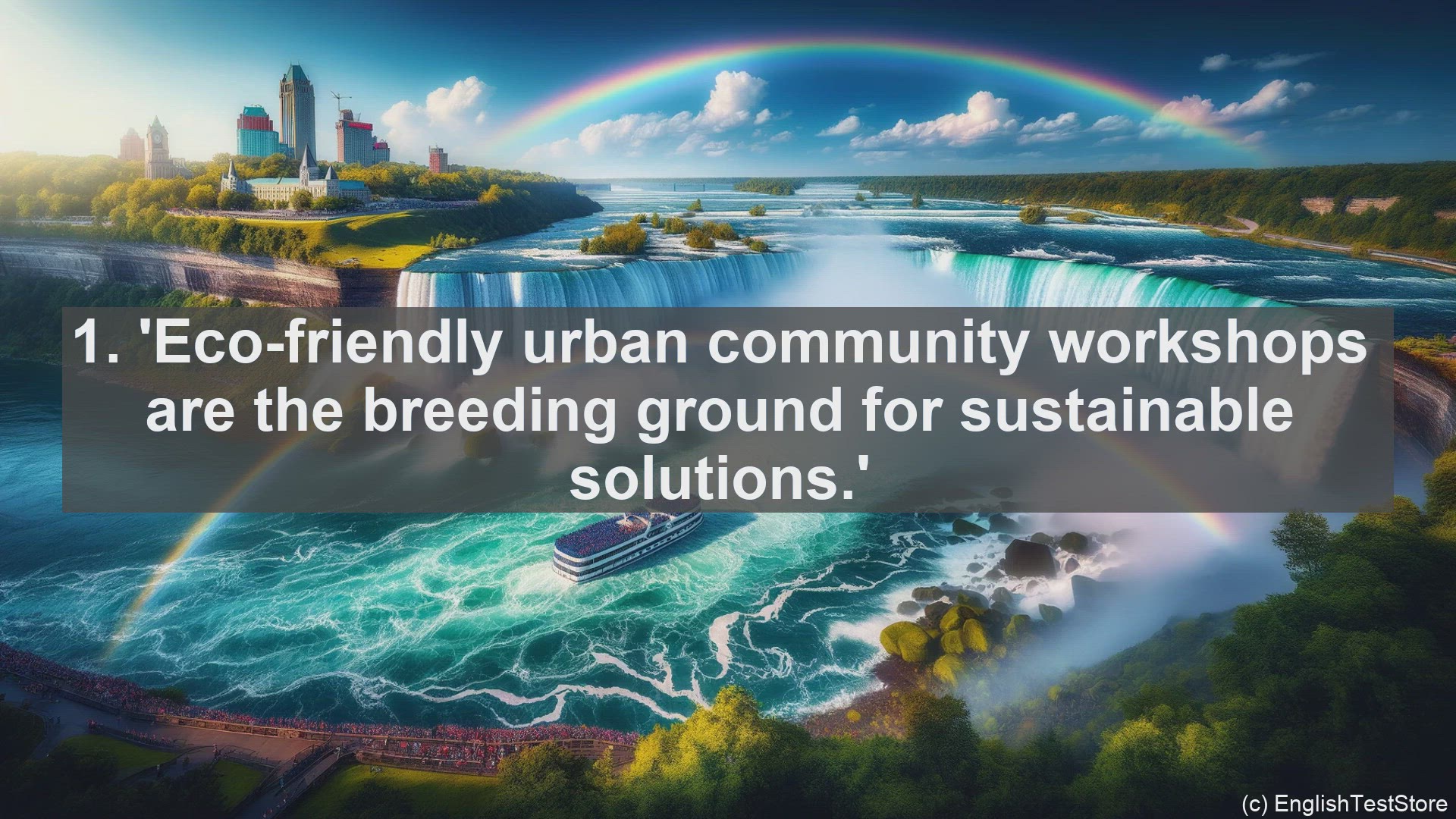 'Video thumbnail for Top 10 Sentences for Understanding EcoFriendly Urban Community Workshops'