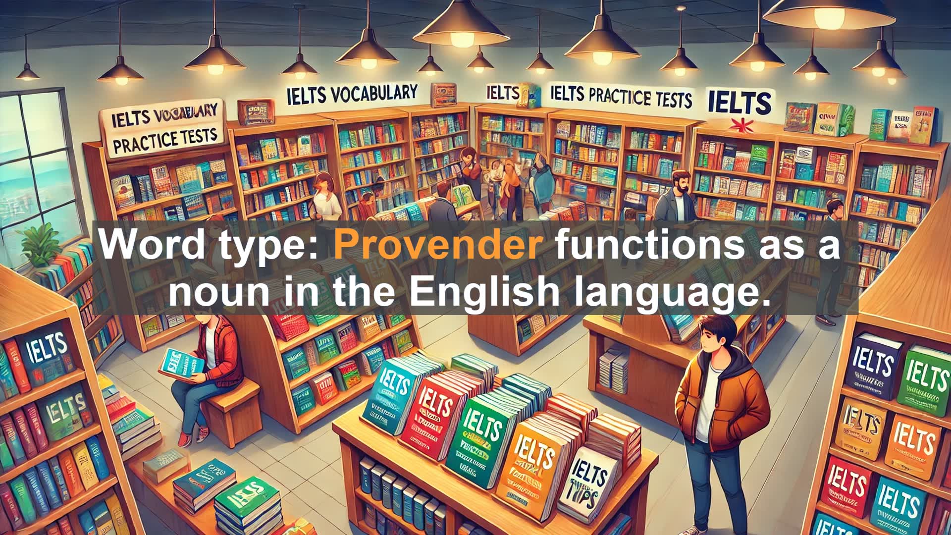 'Video thumbnail for 2000 Must Know IELTS 9.0 Vocabulary - Provender: Food for Your IELTS Journey'