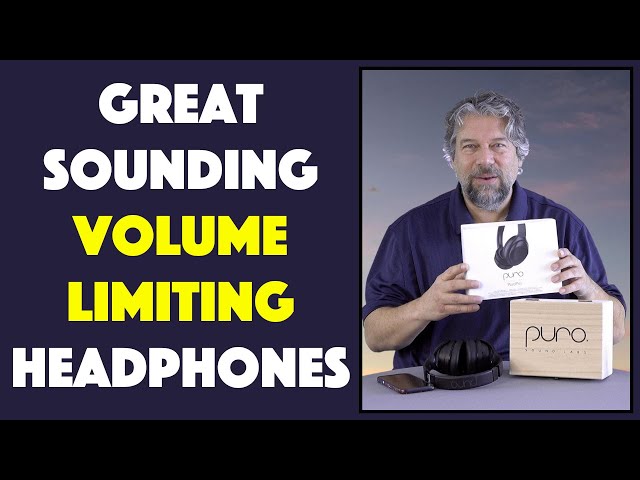 Video thumbnail for PuroPro Volume Limiting ANC Headphones -- REVIEW