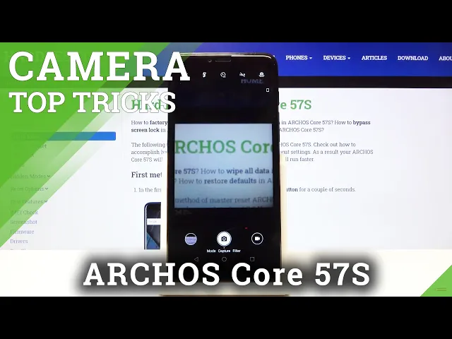 Video thumbnail for ARCHOS Core 57S Camera Top Tricks