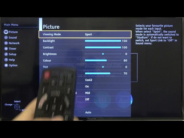 Video thumbnail for How to Turn On Noise Reduction PANASONIC TV TX-40FS500 40-inch Smart TV - Improve Image Quality