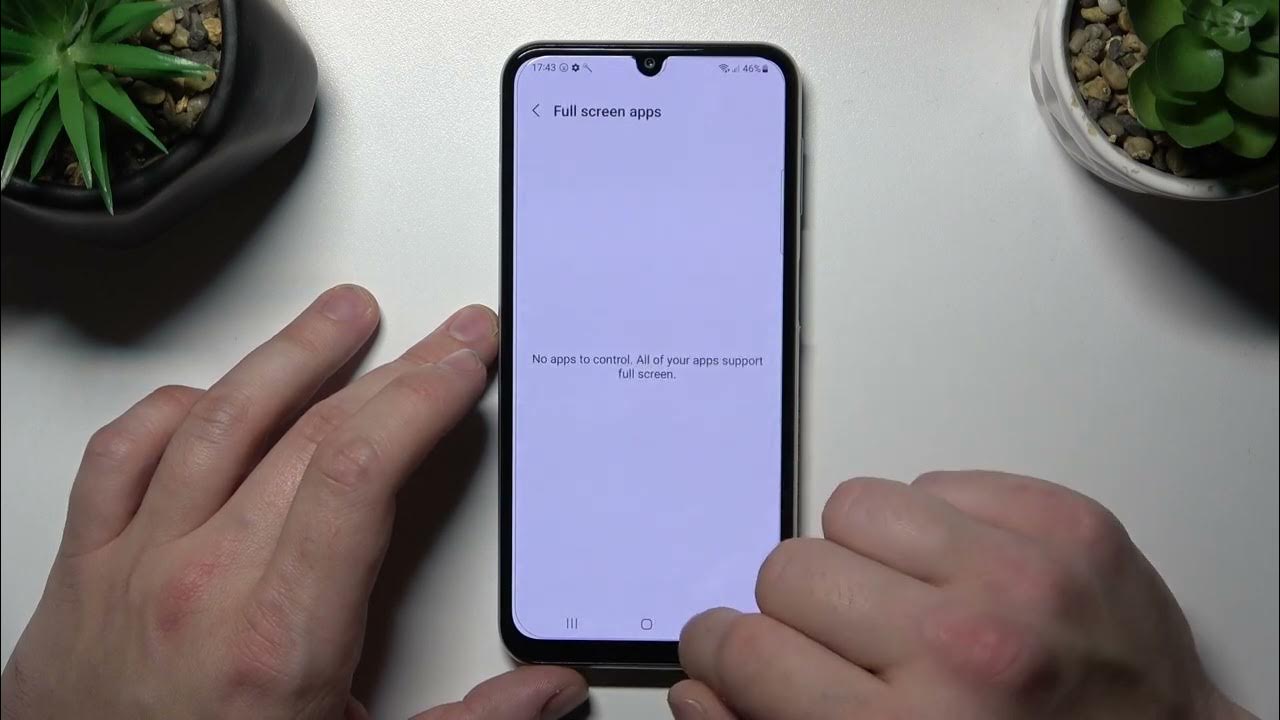 Video thumbnail for How to Find And Manage Display Settings on SAMSUNG Galaxy M34