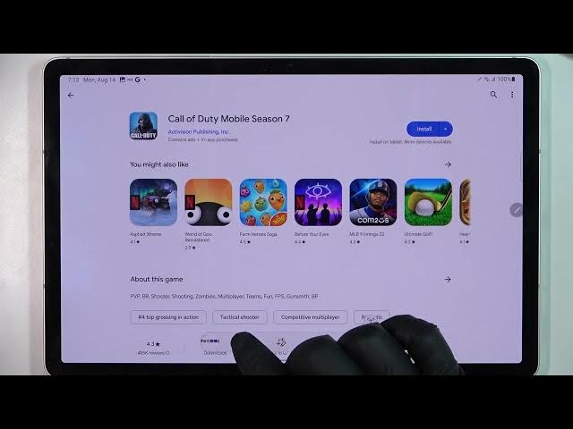 Video thumbnail for Samsung Galaxy Tab S9   How To Make Full Page Screenshot