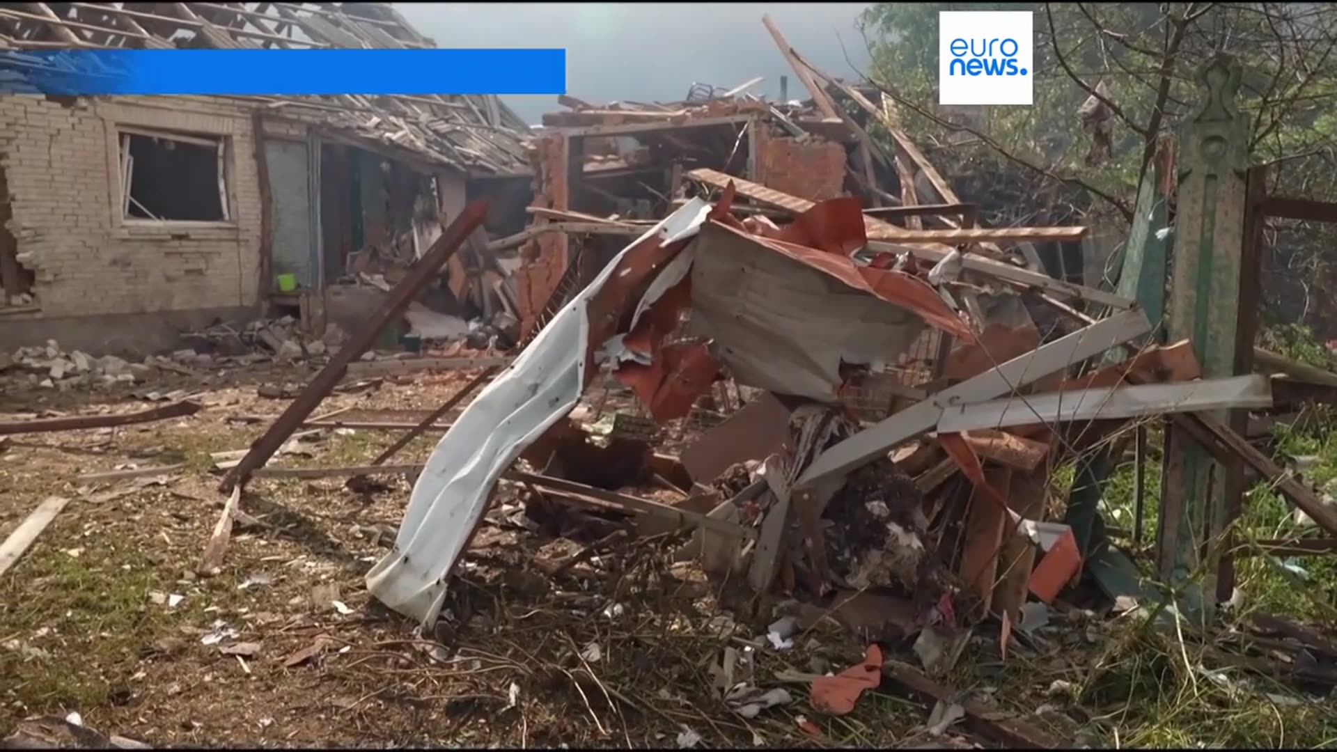 'Video thumbnail for Latest Russian missile and drone attacks across Ukraine kill at least two and injure 33'