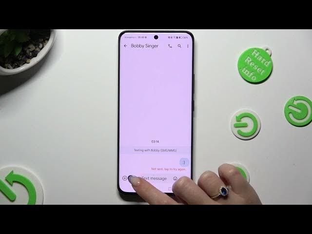 Video thumbnail for How to Add Picture To Your Text Message on HONOR 90