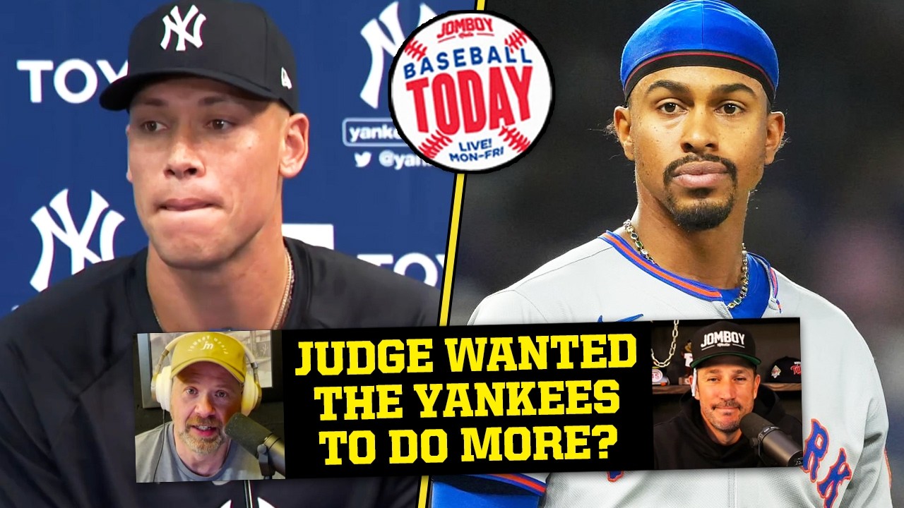Video thumbnail for Aaron Judge *almost* calls out the Yankees on their offseason | Baseball Today