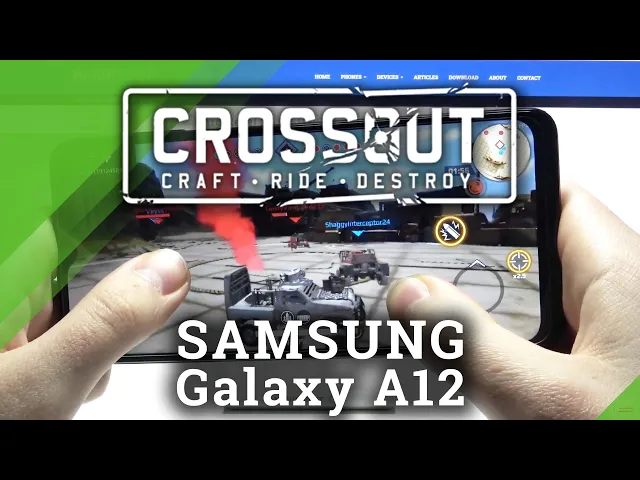Video thumbnail for Gaming Test of Samsung Galaxy A12 while Playing Crossout Mobile - High Quality Settings