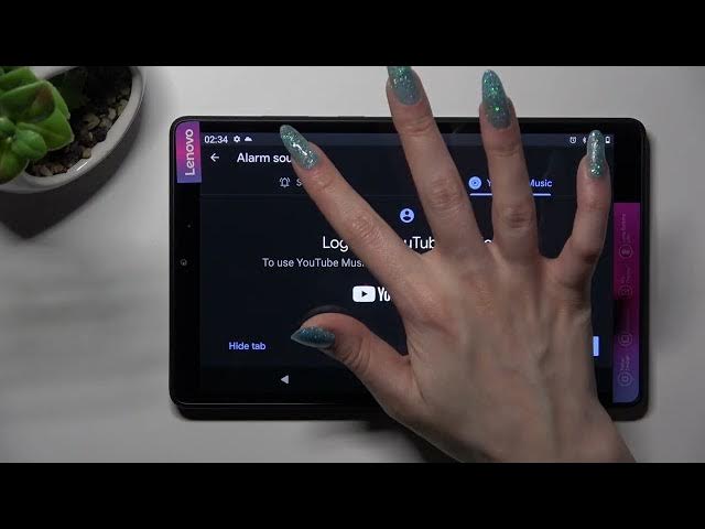 Video thumbnail for How to Set Up Alarm Clock in Lenovo Tab M8 – Add Alarm