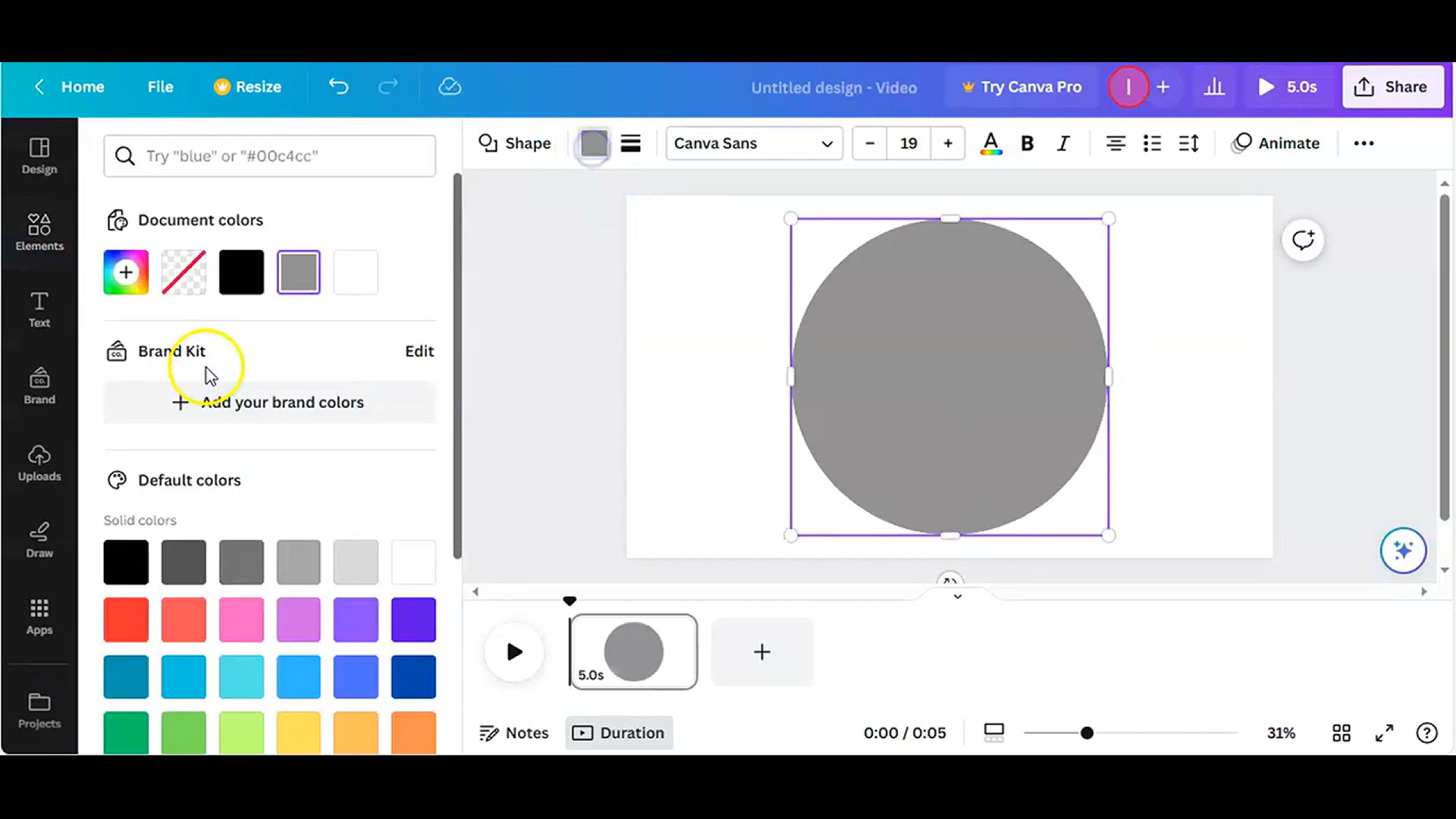 'Video thumbnail for How to Create gradient logo in canva (2)'