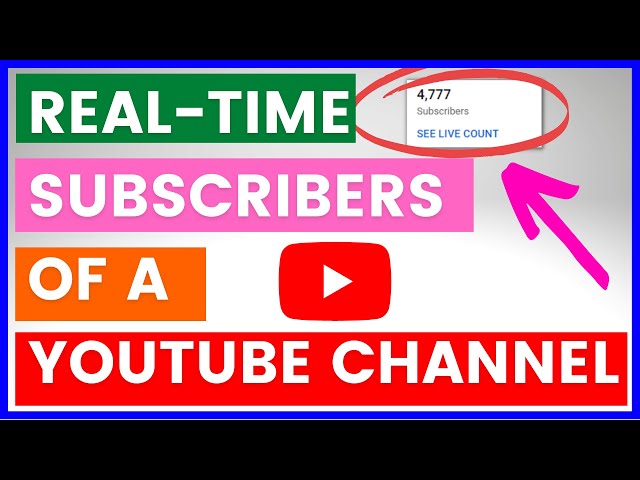Video thumbnail for How TO Check Real Time Subscribers Of A YouTube Channel? [in 2025]