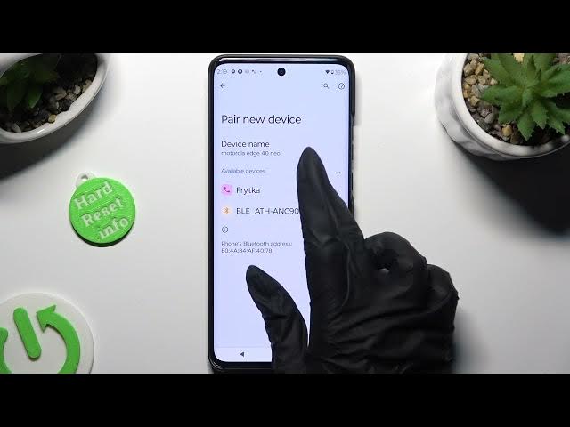 Video thumbnail for How to Connect Bluetooth Device to MOTOROLA Edge 40 Neo