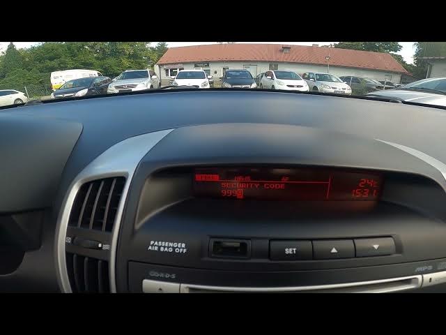 Video thumbnail for How to Change Radio Security Code for Kia Ceed I ( 2006 – 2012 )