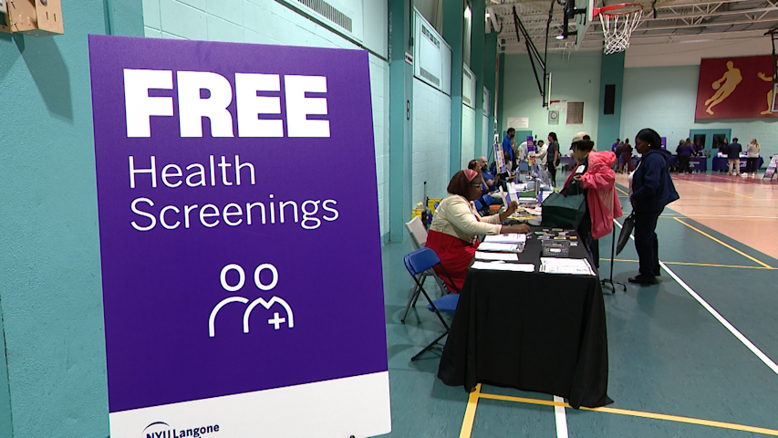 Video thumbnail for Freeport senior health fair connects older adults with free screenings, resources