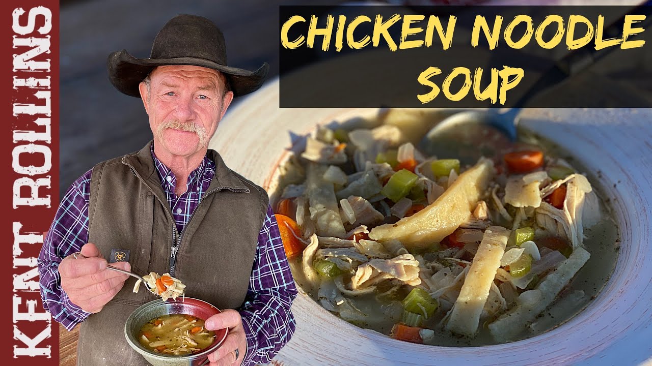 'Video thumbnail for Chicken Noodle Soup with Homemade Egg Noodles'