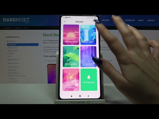 Video thumbnail for How to Set Up an Alarm Clock in Xiaomi Mi 9T - Add Alarm Clock