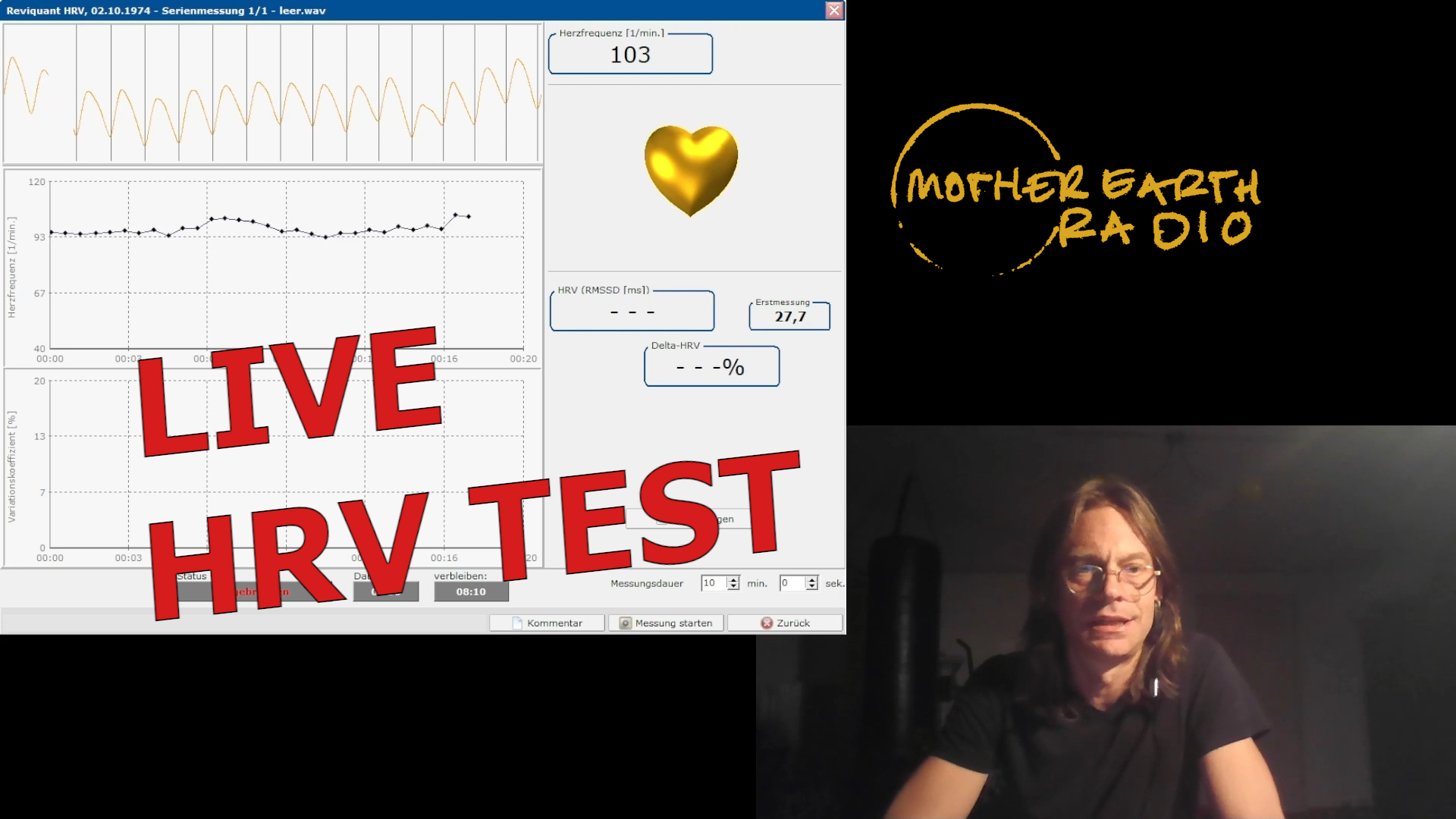 Video thumbnail for Diese Musik verändert meinen Herzschlag – LIVE gemessen (429 Hz)