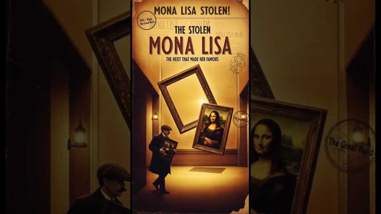 Video thumbnail for The Stolen Mona Lisa: The Heist That Made Her Famous!