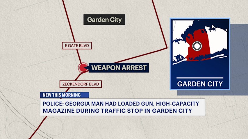 Video thumbnail for Georgia man arrested after loaded gun found in vehicle in Garden City
