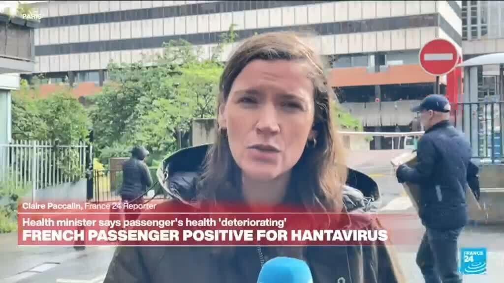 Video thumbnail for French passenger from hantavirus ship tests positive