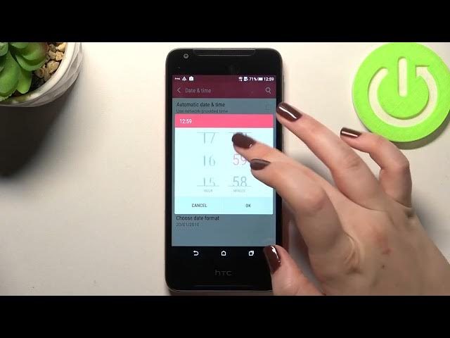 Video thumbnail for How to change date on HTC Desire 628 | HTC Desire 628 – change data and time