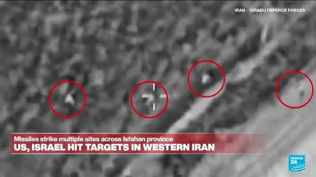 Video thumbnail for US and Israel carry out new strikes on western Iran