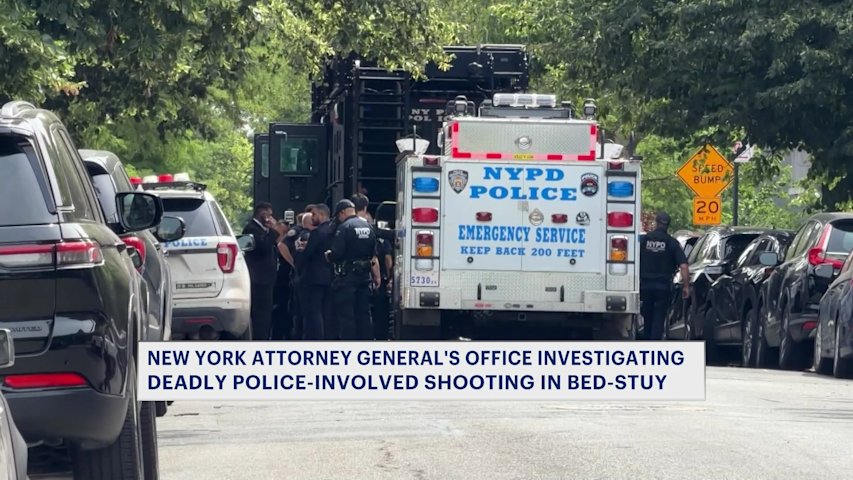 Video thumbnail for New York AG opens investigation into fatal police shooting in Brooklyn