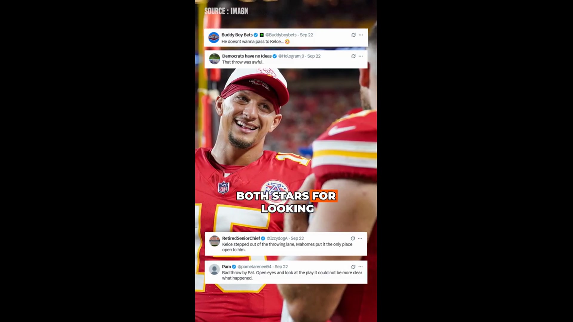 'Video thumbnail for Mahomes-Kelce Hesitation Worries Fans'
