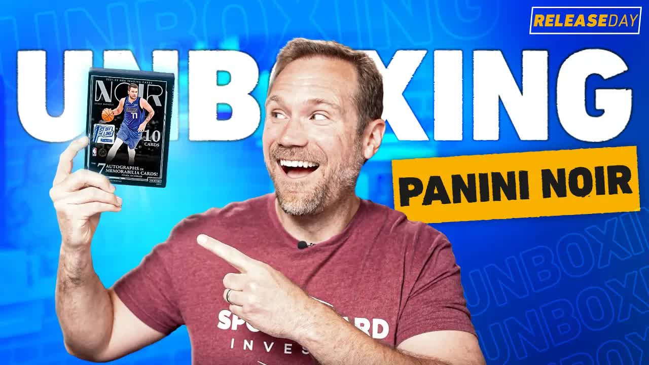 Video thumbnail for sports card investor: unboxing 2021-22 panini noir basketball! luka doncic, tyrese haliburton & more!
