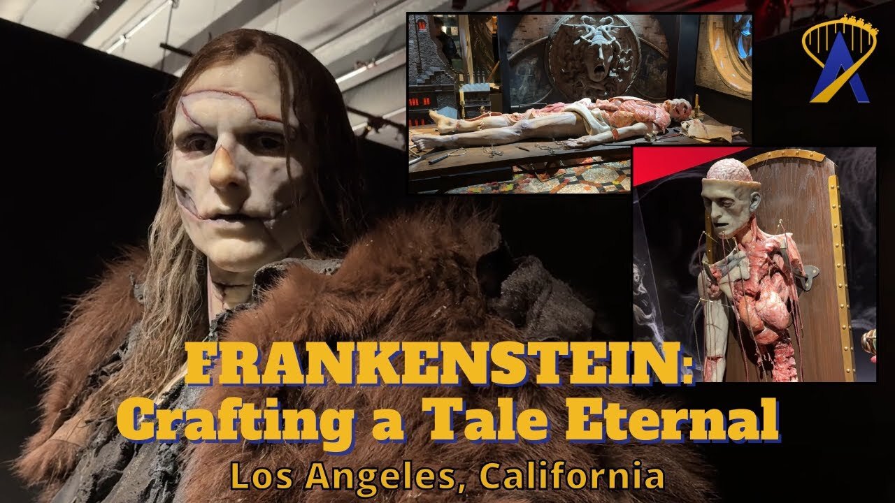 Video thumbnail for Guillermo del Toro's FRANKENSTEIN: Crafting a Tale Eternal Los Angeles Exhibit