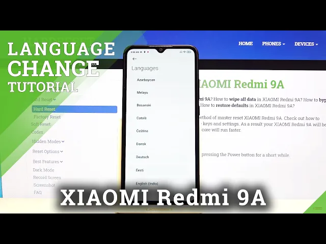 Video thumbnail for How to Change Language in Xiaomi Redmi 9A – Language Settings