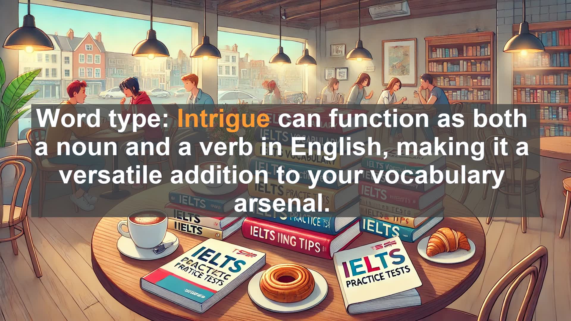 'Video thumbnail for 5000 Must Know IELTS 8.0 Vocabulary - Exploring 'Intrigue': A Versatile Word for Mystery and Fascination'
