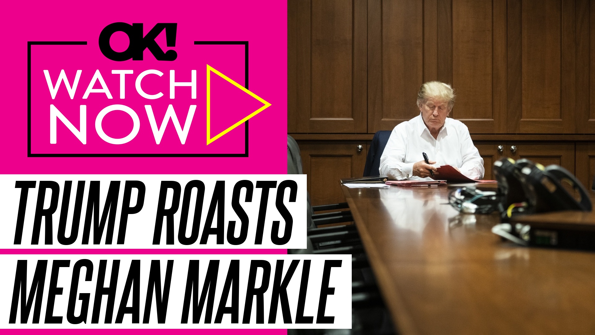 Video thumbnail for Donald Trump Makes Brutal Dig at Meghan Markle