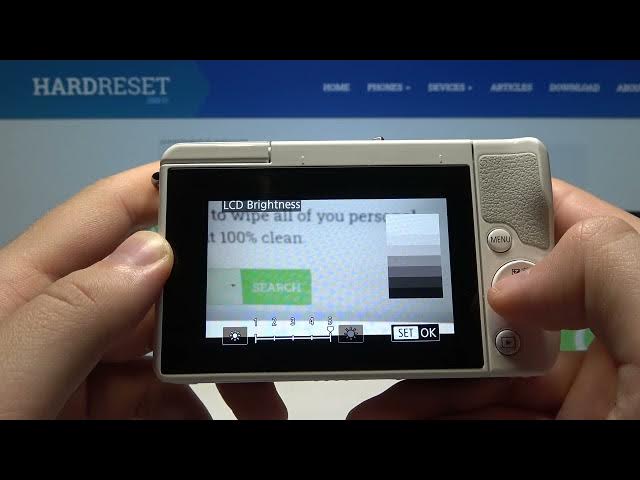 Video thumbnail for How to Change LCD Brightness on CANON EOS M10 - Set Maximum Screen Brightness on Canon Camera