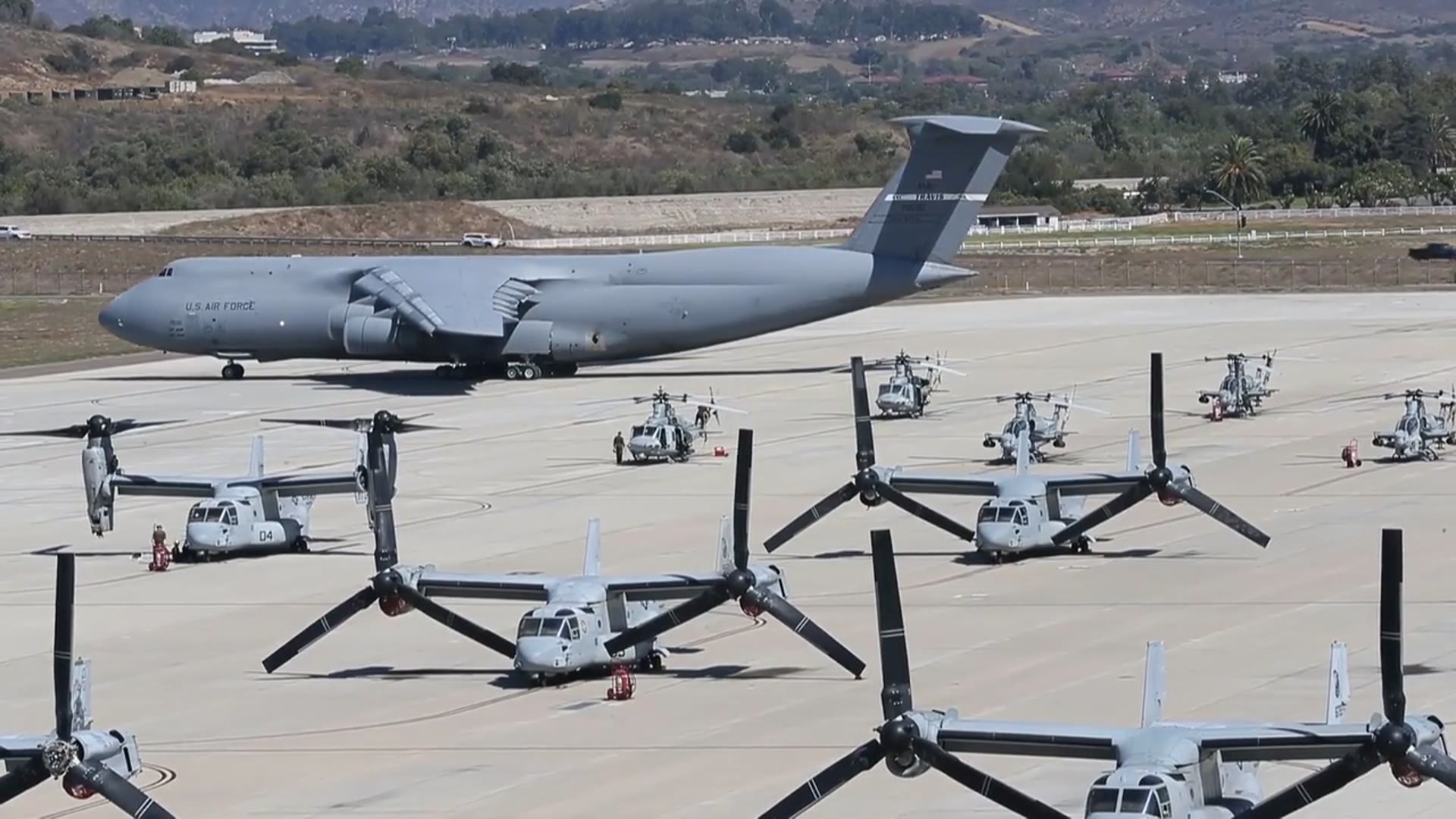 'Video thumbnail for C-5M Super Galaxy Takeoff (2019)'