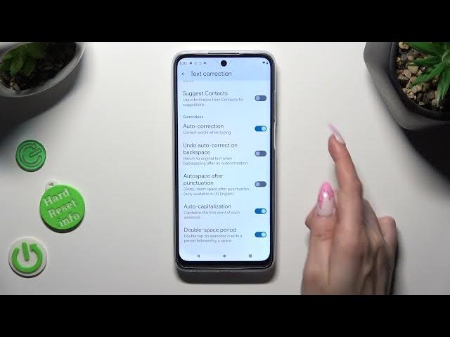 Video thumbnail for How to Switch On & Switch Off Automatic Typing Correction on MOTOROLA Moto G32 - Text Correction