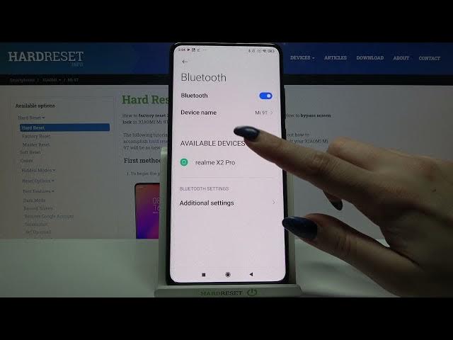 Video thumbnail for How to Connect Bluetooth Device to XIAOMI MI 9T – Bluetooth Connection